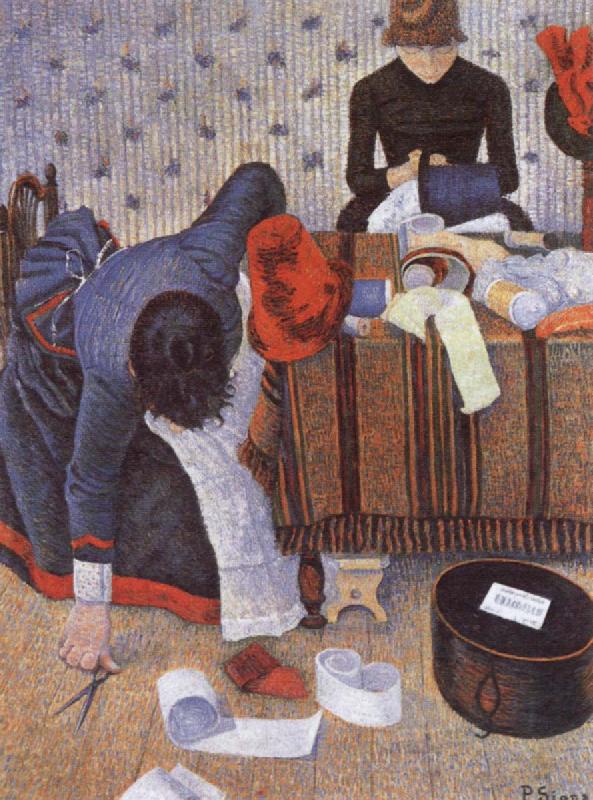 Paul Signac Two Milliners Rue du Caire